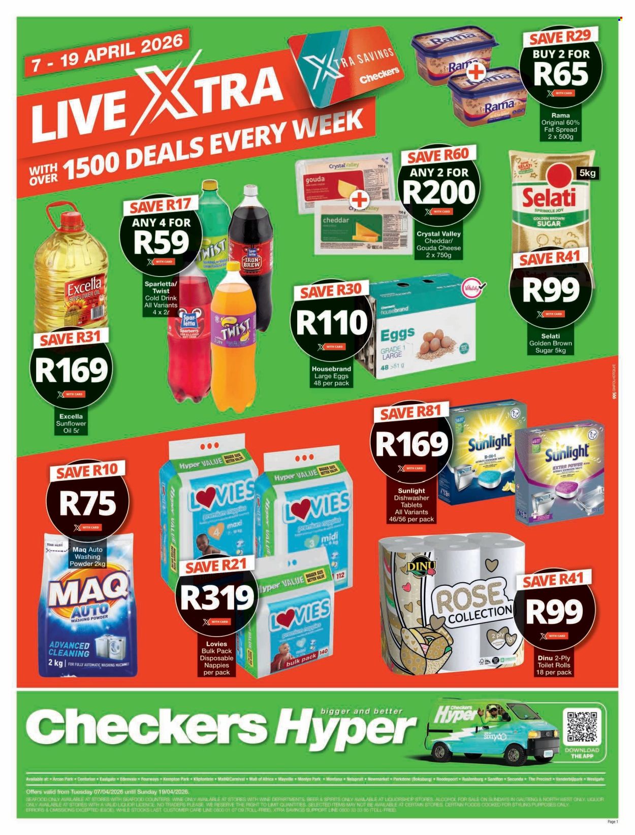 Checkers specials - 07/04/2026 - 19/04/2026. Page 1