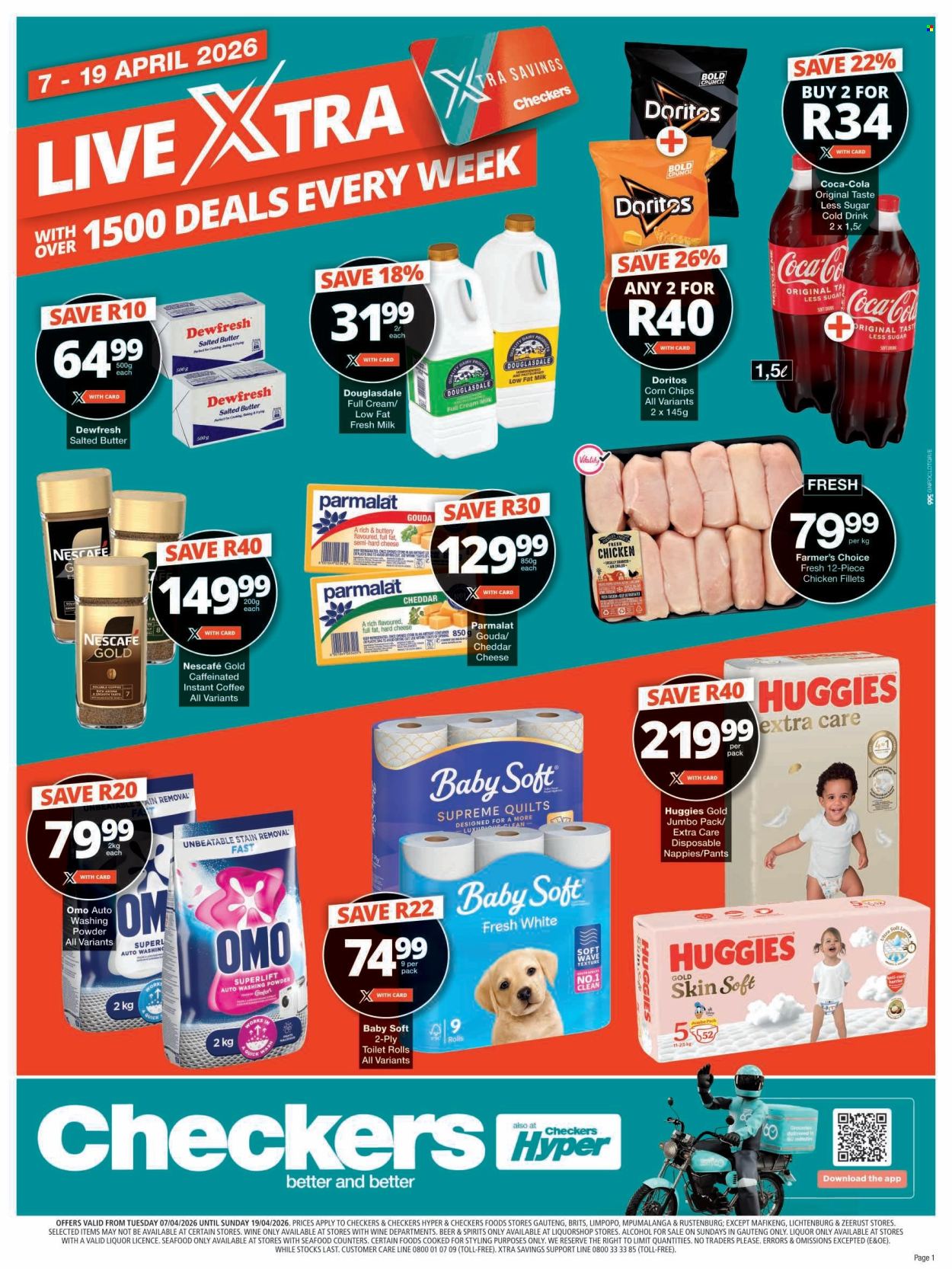 Checkers specials - 07/04/2026 - 19/04/2026. Page 1