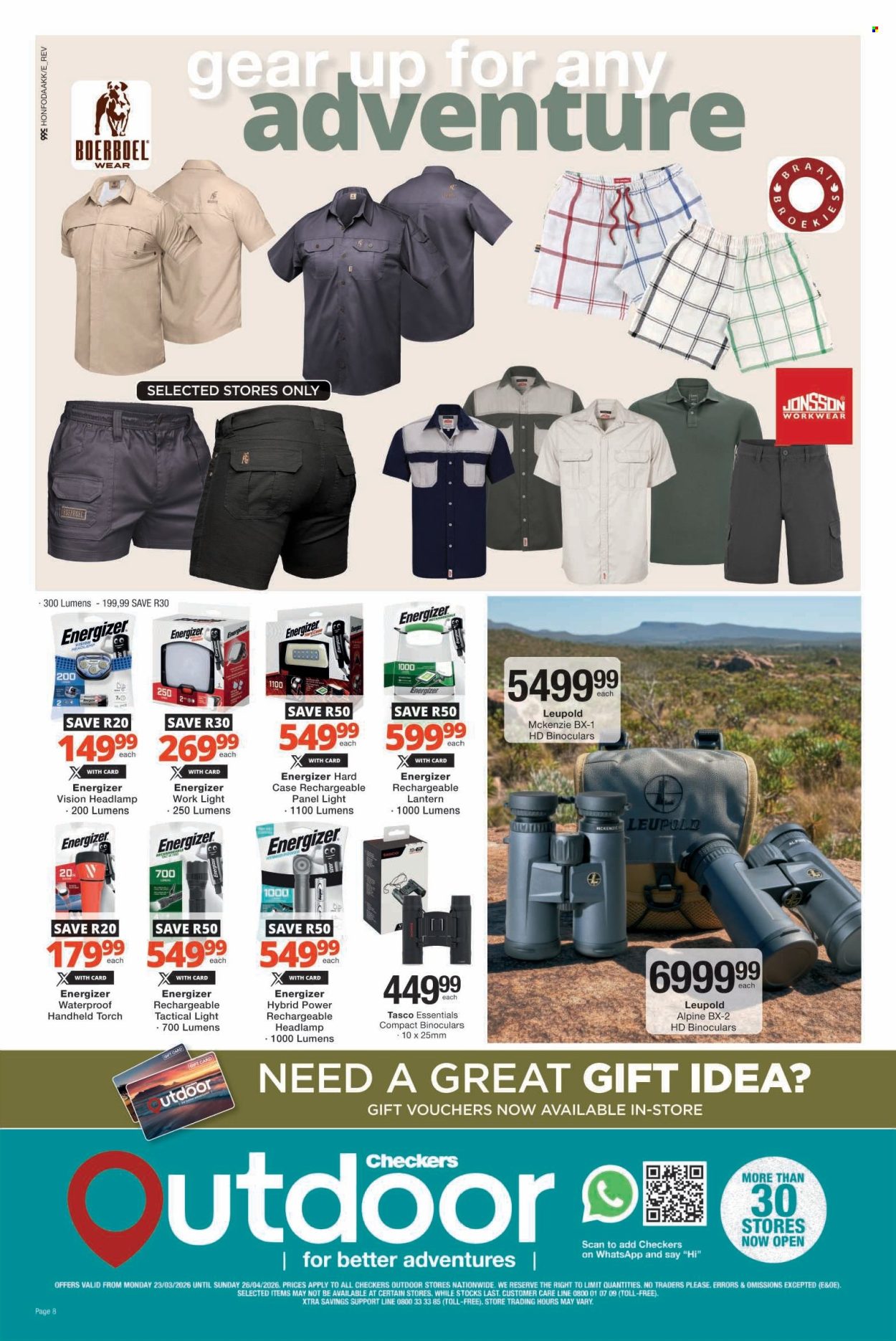 Checkers specials - 23/03/2026 - 26/04/2026. Page 8