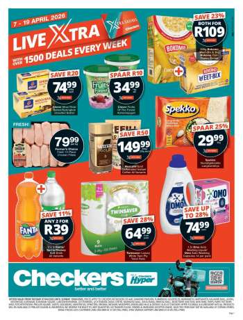 Checkers catalogue  - 07/04/2026 - 19/04/2026.