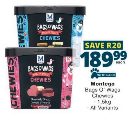 Montego Bags O’ Wags Chewies