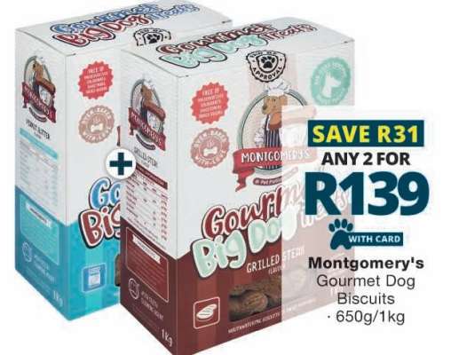 Montgomery's Gourmet Dog Biscuits