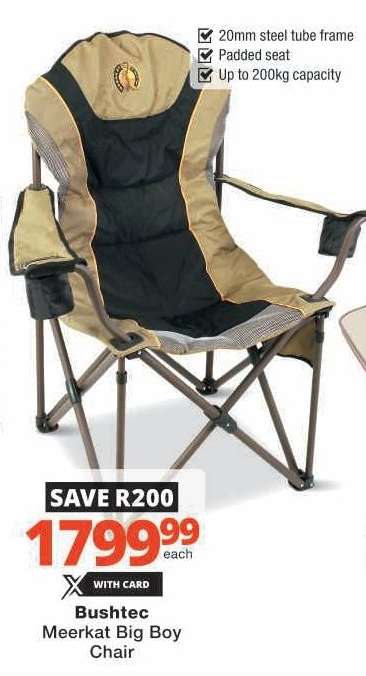 Bushtec Meerkat Big Boy Chair