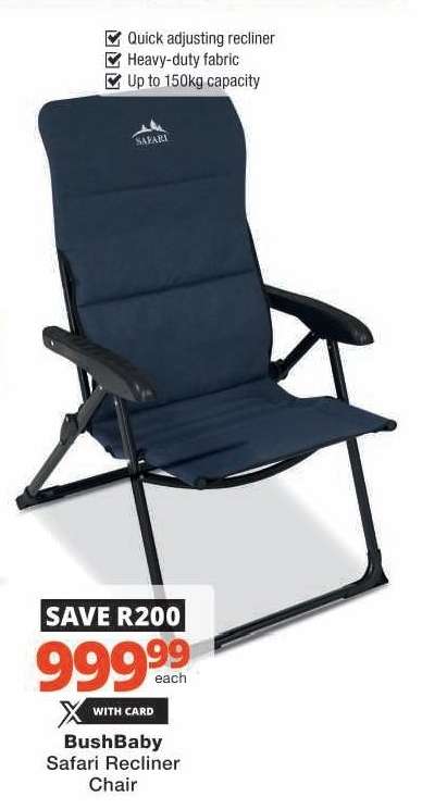 BushBaby Safari Recliner Chair