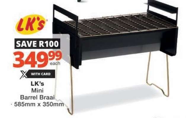 LK's Mini Barrel Braai