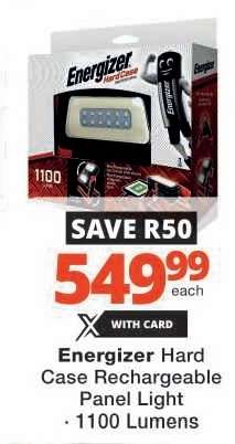 Energizer Hard Case Rechargeable Panel Light