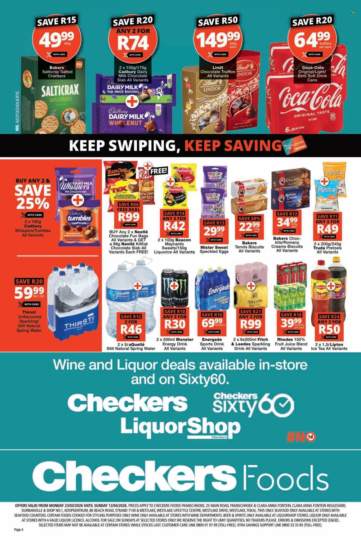 Checkers specials - 23/03/2026 - 12/04/2026. Page 4