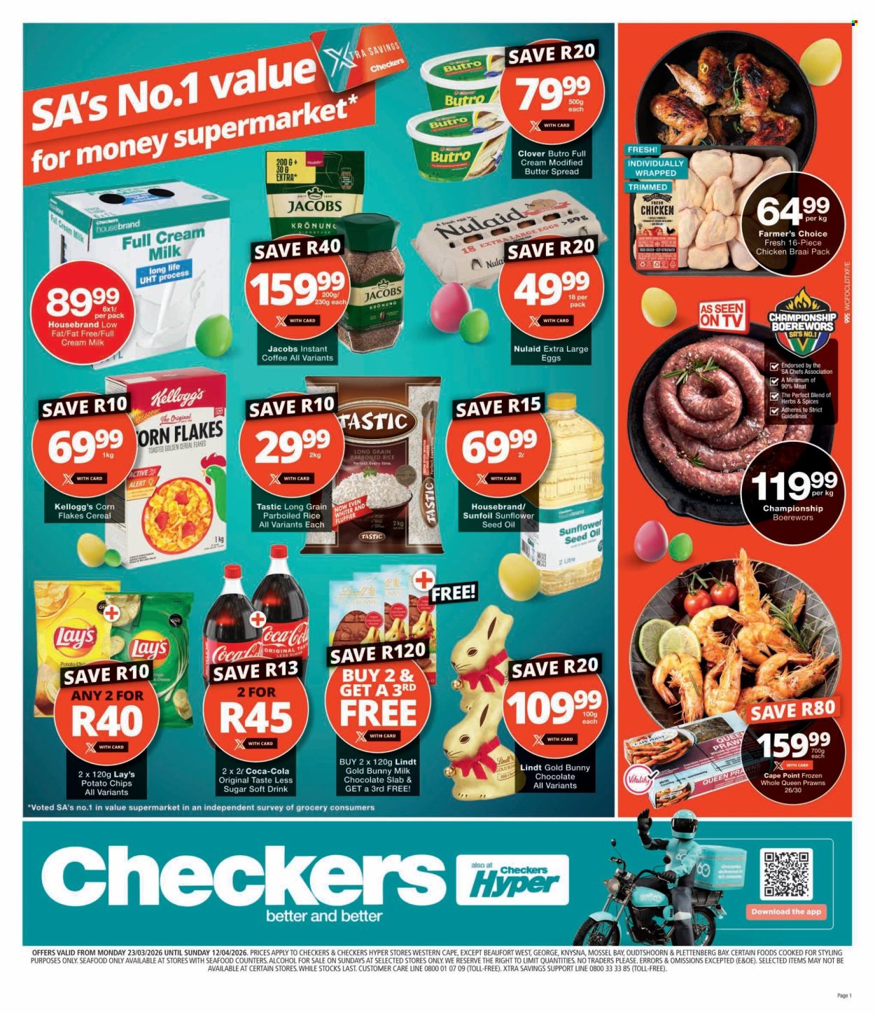 Checkers specials - 23/03/2026 - 12/04/2026. Page 1