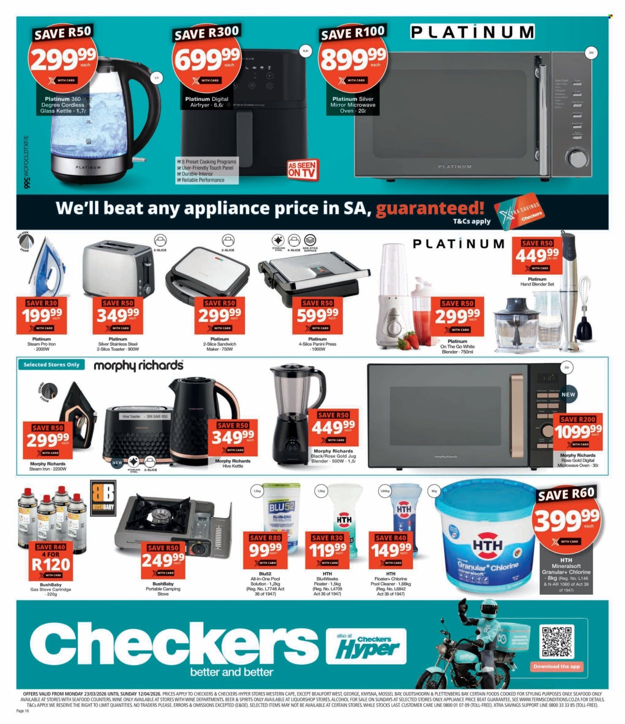 Checkers specials - 23/03/2026 - 12/04/2026. Page 16