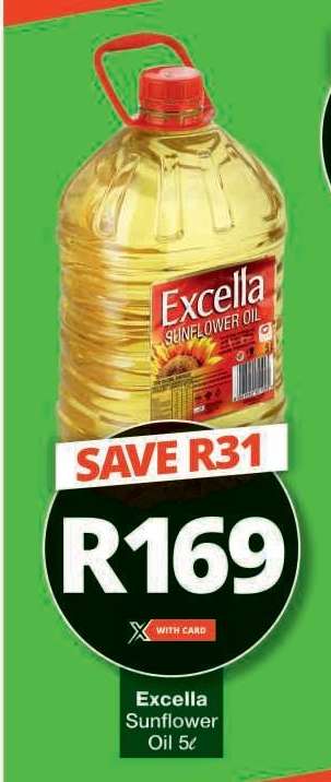 EXCELLA SUNFLOWER OIL 5l