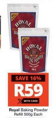 Royal Baking Powder Refill 500g Each