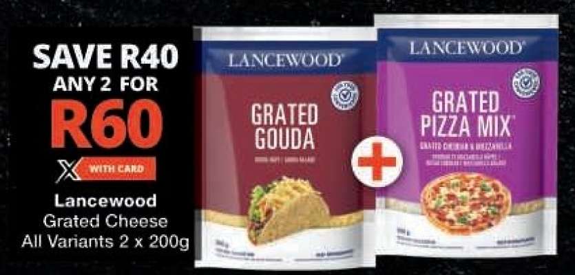 Lancewood Grated Cheese