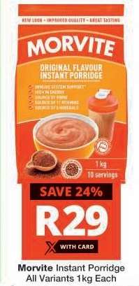 MORVITE INSTANT PORRIDGE
