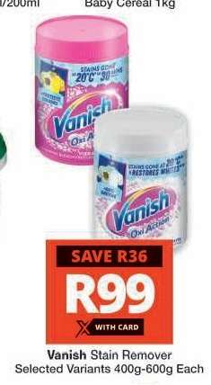 Vanish Stain Remover