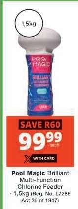 Pool Magic Brilliant Multi-Function Chlorine Feeder