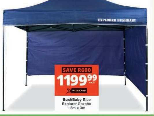 BushBaby Blue Explorer Gazebo