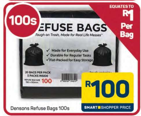 Densons Refuse Bags 100s