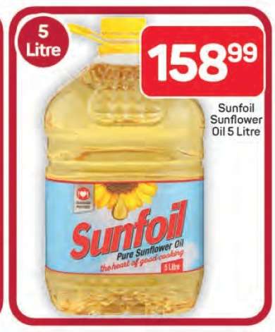 Sunfoil Sunflower Oil 5 Litre