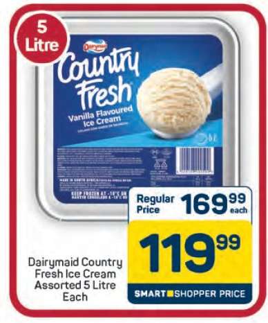 Dairymaid Country Fresh Ice Cream