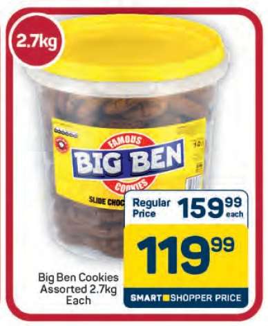 Big Ben Cookies Assorted 2.7kg