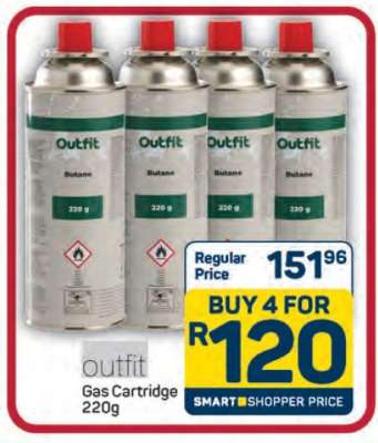 Outfit Gas Cartridge 220g