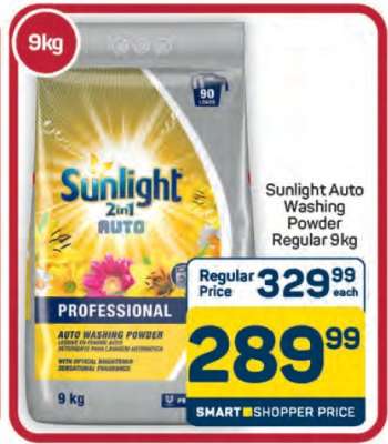 Sunlight Auto Washing Powder Regular 9kg