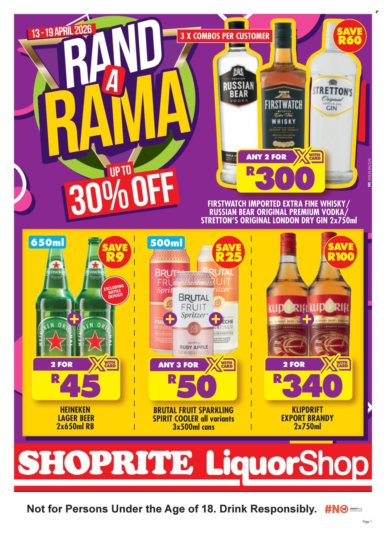 Shoprite specials - 13/04/2026 - 19/04/2026. Page 1