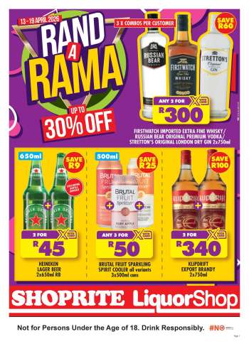 Shoprite catalogue  - 13/04/2026 - 19/04/2026.