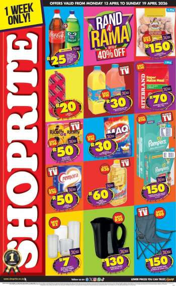 Shoprite catalogue  - 13/04/2026 - 19/04/2026.