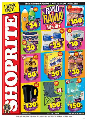 Shoprite catalogue  - 13/04/2026 - 19/04/2026.