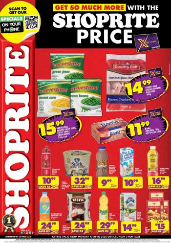 Shoprite catalogue  - 13/04/2026 - 03/05/2026.