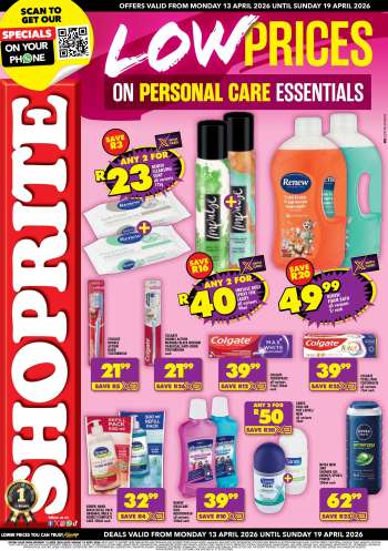 Shoprite catalogue  - 13/04/2026 - 19/04/2026.