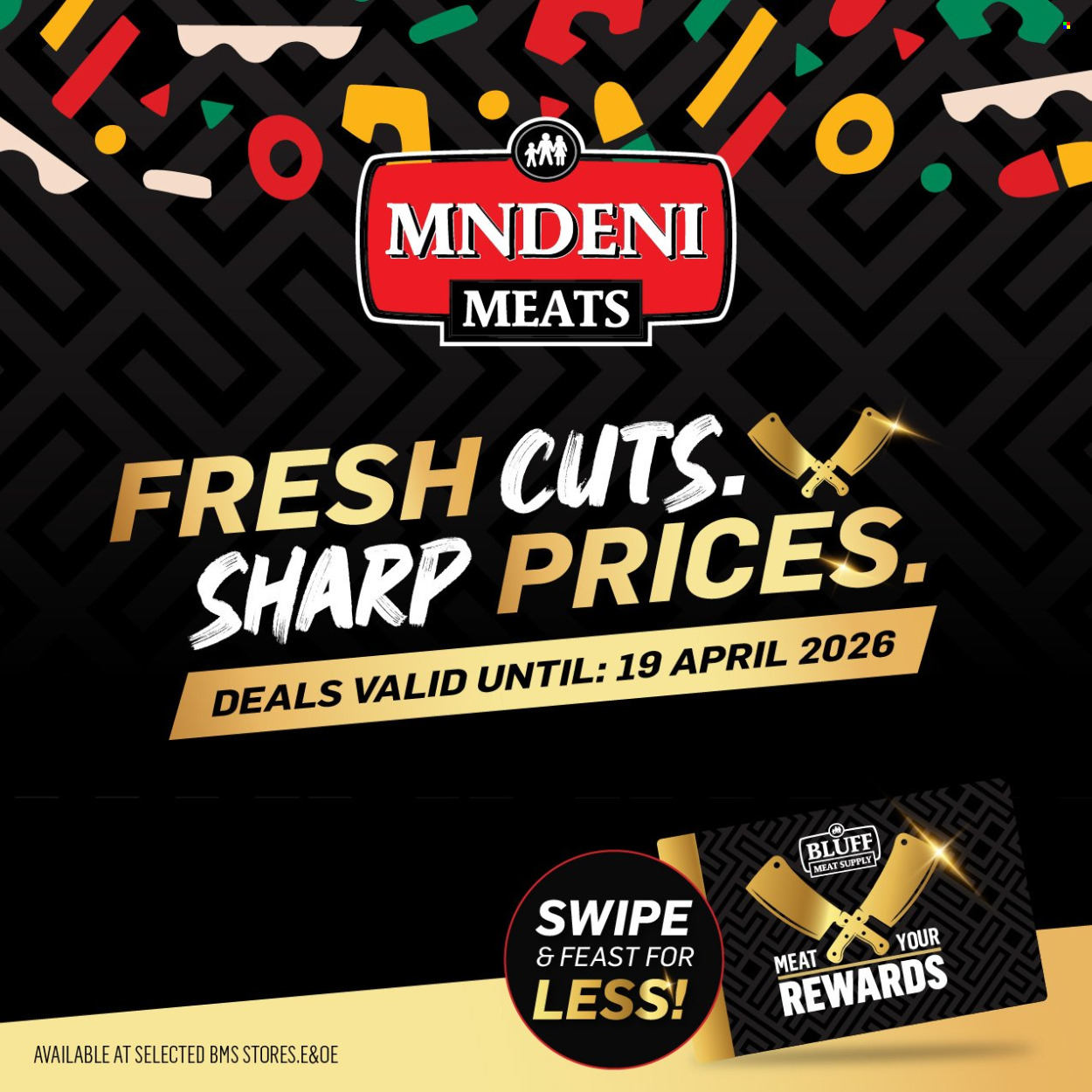 Mndeni Meats specials - 13/04/2026 - 19/04/2026. Page 1