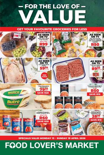 Food Lover's Market catalogue  - 13/04/2026 - 19/04/2026.