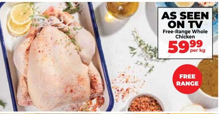 Free Range Whole Chicken