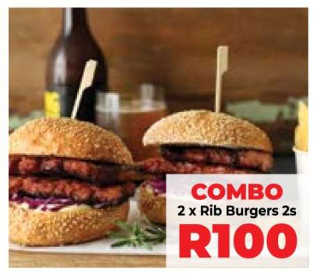 COMBO 2 x Rib Burgers 2s