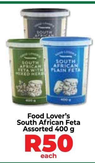Food Lover’s South African Feta Assorted 400 g