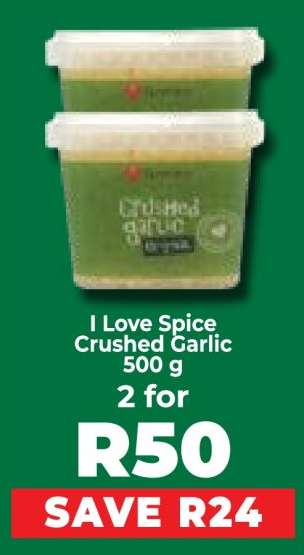 I Love Spice Crushed Garlic 500 g