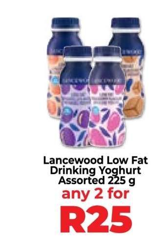 Lancewood Low Fat Drinking Yoghurt Assorted 225 g