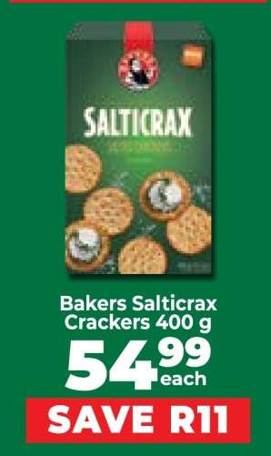 Bakers Salticrax Crackers 400 g