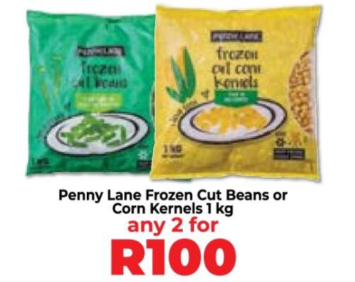 Penny Lane Frozen Cut Beans or Corn Kernels