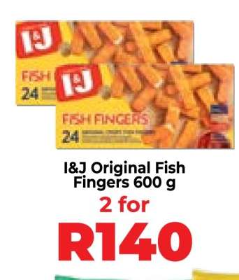 I&J Original Fish Fingers 600 g