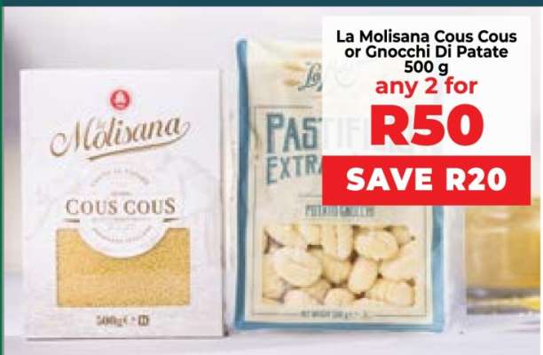 La Molisana Cous Cous or Gnocchi di Patate 500 g