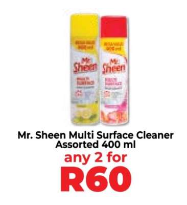 Mr. Sheen Multi-Surface Cleaner Assorted 400 ml