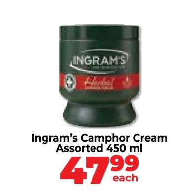 INGRAM'S Camphor Cream Assorted