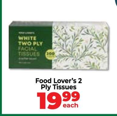 Food Lover’s 2-Ply Tissues