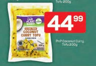 PnP Coconut Curry Tofu 200g