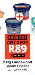 Lancewood Cream Cheese