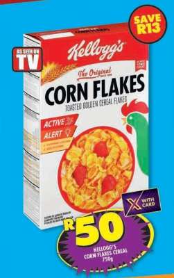Kellogg's Corn Flakes Cereal 750g