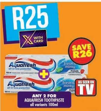 AQUAFRESH TOOTHPASTE